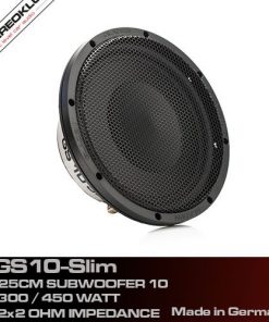 Gladen Audio GS10-Slim ALLROUND subwoofer – frontvisning